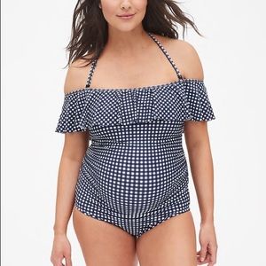 Maternity Ruffle Swimsuit